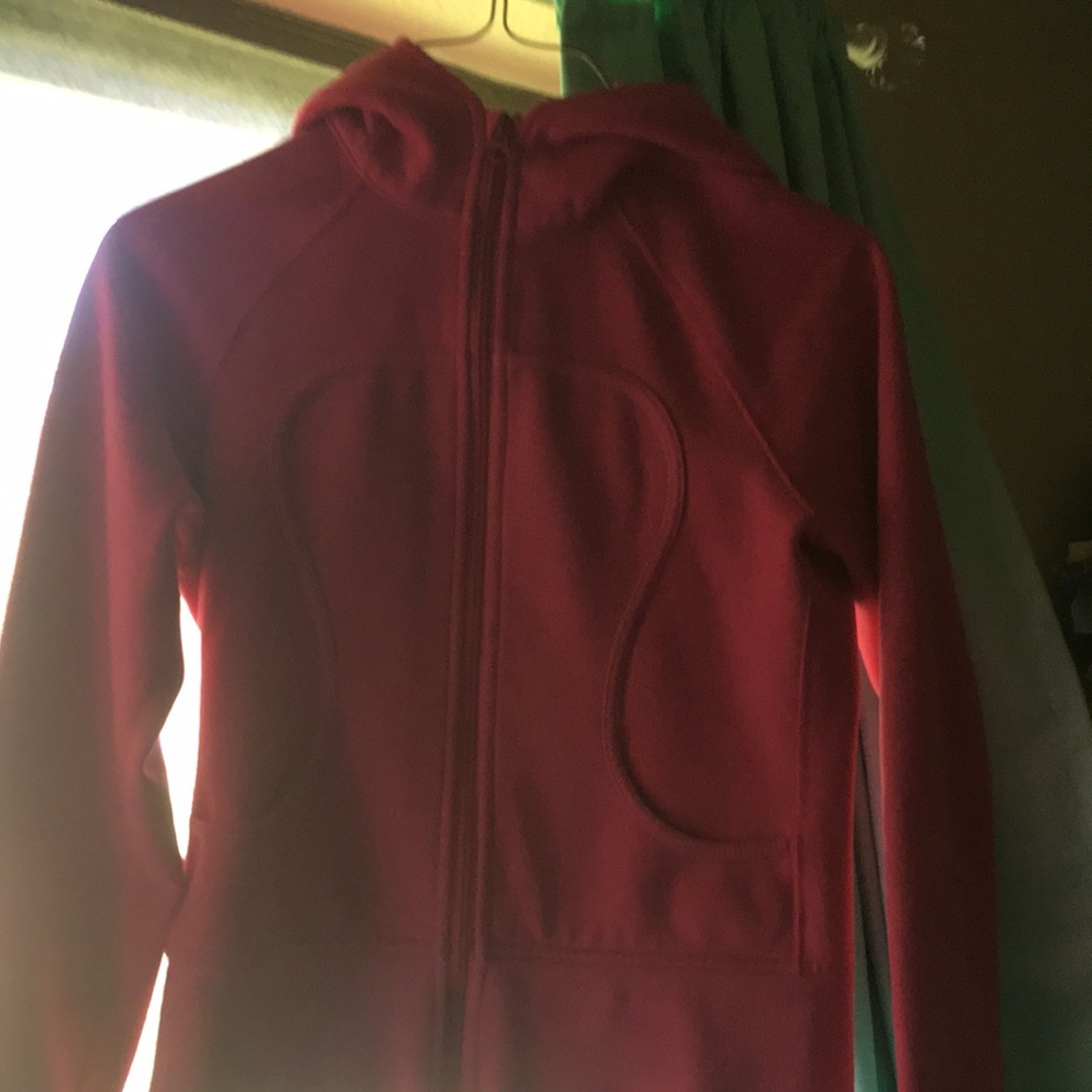 lululemon thick jacket • hot pink • soft